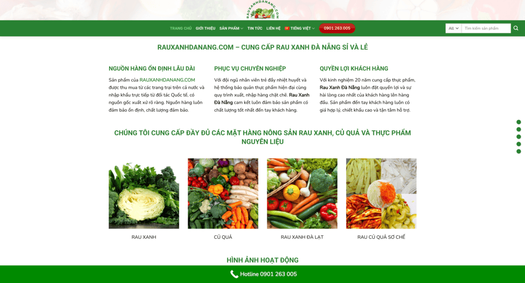 mua rau sach nha hang tai web rauxanhdanang.com